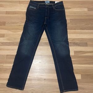 Sun Stone Straight Fit Dark Blue Jeans 34x32 NWT
